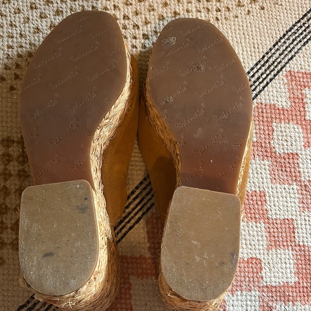 Splendid Rattan Wedge Sandals - Picture 5 of 6